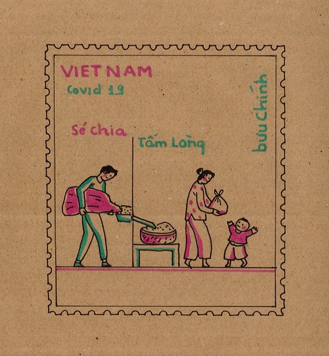 Ban nhạc Ngọt, Min, Châu Bùi... kêu gọi vẽ tranh chủ đề Lòng tốt dễ lây - Ảnh 12. Ban nhạc Ngọt, Min, Châu Bùi... kêu gọi vẽ tranh chủ đề Lòng tốt dễ lây - Ảnh 12.