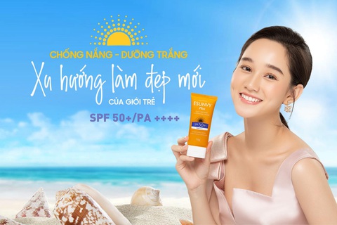 Kem chống nắng Esunvy: Chống nắng tối ưu - dưỡng trắng chuyên sâu - Ảnh 1. Kem chống nắng Esunvy: Chống nắng tối ưu - dưỡng trắng chuyên sâu - Ảnh 1.