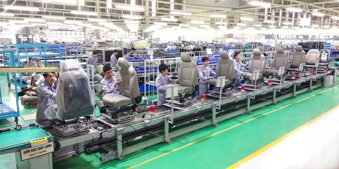 Thaco gia tăng xuất khẩu linh kiện ghế ôtô - Ảnh 1. Thaco gia tăng xuất khẩu linh kiện ghế ôtô - Ảnh 1.