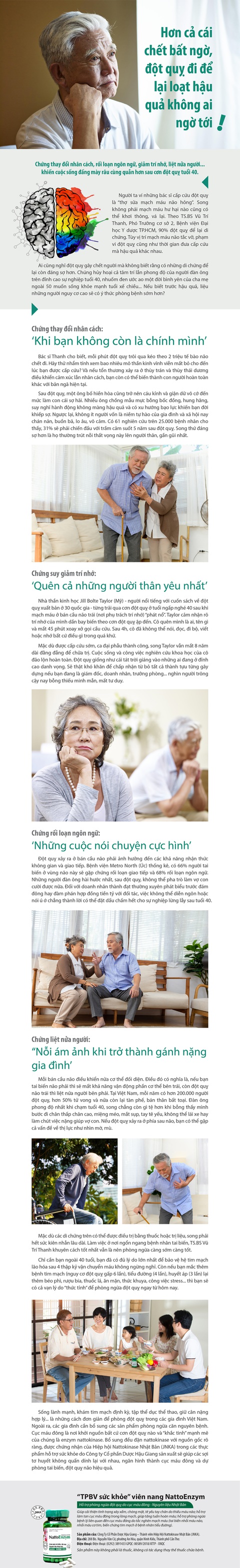 Đột quỵ để lại loạt hậu quả không ai ngờ tới - Ảnh 1. Đột quỵ để lại loạt hậu quả không ai ngờ tới - Ảnh 1.