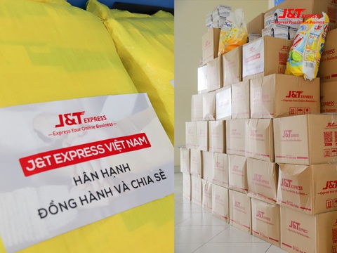 J&T Express tặng nhu yếu phẩm cho người bại liệt, người già neo đơn - Ảnh 4. J&T Express tặng nhu yếu phẩm cho người bại liệt, người già neo đơn - Ảnh 4.