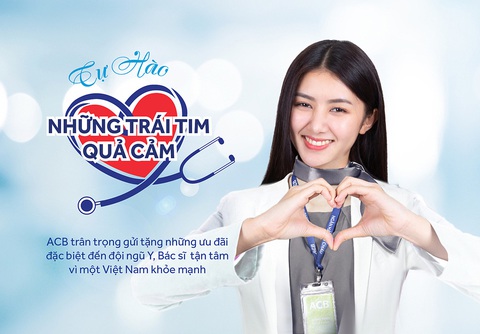 ACB tri ân những chiến binh áo trắng thầm lặng - Ảnh 1. ACB tri ân những chiến binh áo trắng thầm lặng - Ảnh 1.