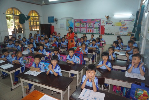 TP.HCM thiếu 443 phòng học để triển khai chương trình tiểu học mới - Ảnh 1. TP.HCM thiếu 443 phòng học để triển khai chương trình tiểu học mới - Ảnh 1.
