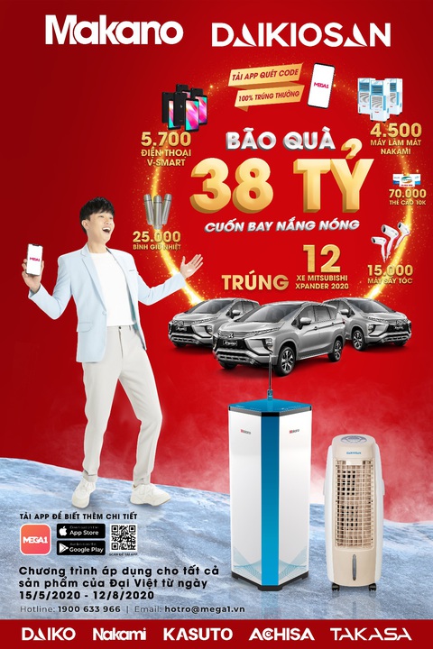 Daikiosan và Makano công bố người đầu tiên trúng ôtô Xpander Mitsubishi - Ảnh 2. Daikiosan và Makano công bố người đầu tiên trúng ôtô Xpander Mitsubishi - Ảnh 2.