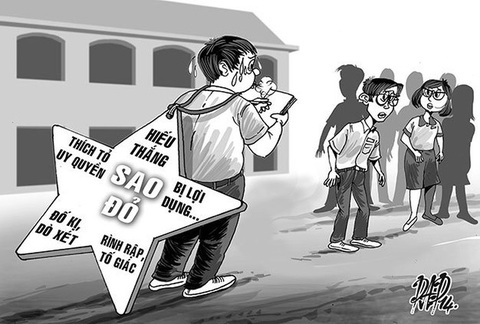 Đội sao đỏ trong trường có cần thiết? - Ảnh 1. Đội sao đỏ trong trường có cần thiết? - Ảnh 1.
