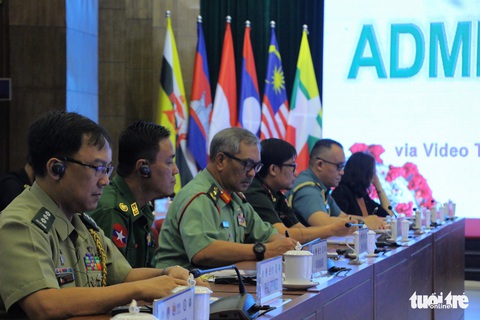 Quân y các nước ASEAN diễn tập phòng chống dịch COVID-19 - Ảnh 2. Quân y các nước ASEAN diễn tập phòng chống dịch COVID-19 - Ảnh 2.
