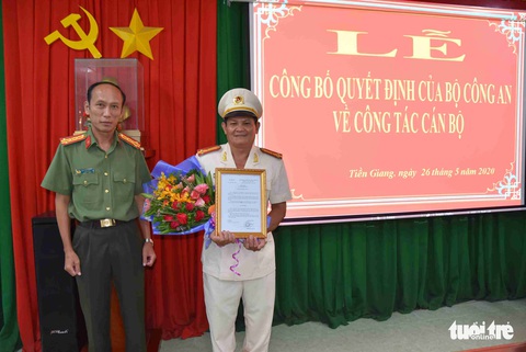 Bộ Công an điều động, bổ nhiệm 8 chỉ huy thuộc Công an Tiền Giang - Ảnh 5. Bộ Công an điều động, bổ nhiệm 8 chỉ huy thuộc Công an Tiền Giang - Ảnh 5.