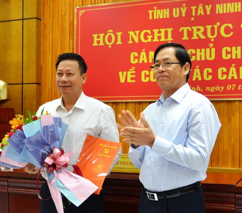 Ông Nguyễn Thanh Ngọc làm phó bí thư Tỉnh ủy Tây Ninh - Ảnh 1. Ông Nguyễn Thanh Ngọc làm phó bí thư Tỉnh ủy Tây Ninh - Ảnh 1.