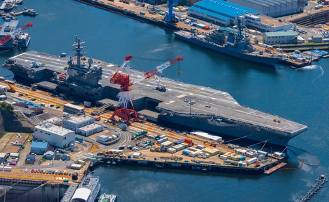 Tàu sân bay USS Ronald Reagan của Mỹ trở lại đại dương - Ảnh 1. Tàu sân bay USS Ronald Reagan của Mỹ trở lại đại dương - Ảnh 1.