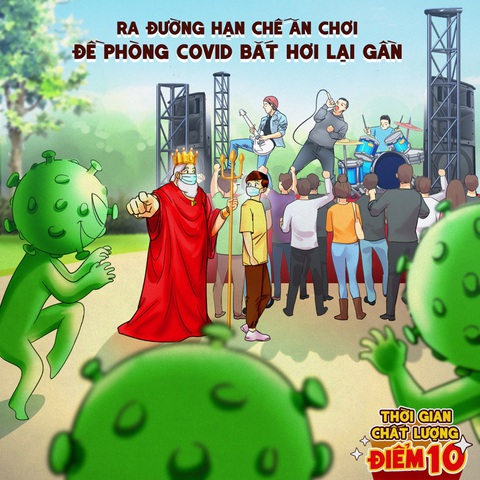 Đi chơi hay ở nhà sau giãn cách? Xem loạt tranh này của Bộ Y tế - Ảnh 2. Đi chơi hay ở nhà sau giãn cách? Xem loạt tranh này của Bộ Y tế - Ảnh 2.