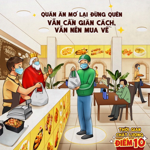 Đi chơi hay ở nhà sau giãn cách? Xem loạt tranh này của Bộ Y tế - Ảnh 3. Đi chơi hay ở nhà sau giãn cách? Xem loạt tranh này của Bộ Y tế - Ảnh 3.