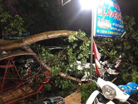 Một cơn mưa dông đêm, 1 người chết, 14 người bị thương - Ảnh 2. Một cơn mưa dông đêm, 1 người chết, 14 người bị thương - Ảnh 2.