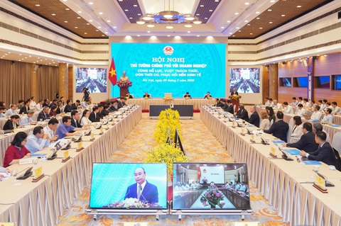 Thủ tướng: Chống trì trệ như chống dịch, doanh nghiệp làm lớn, đừng sợ thất bại - Ảnh 1. Thủ tướng: Chống trì trệ như chống dịch, doanh nghiệp làm lớn, đừng sợ thất bại - Ảnh 1.