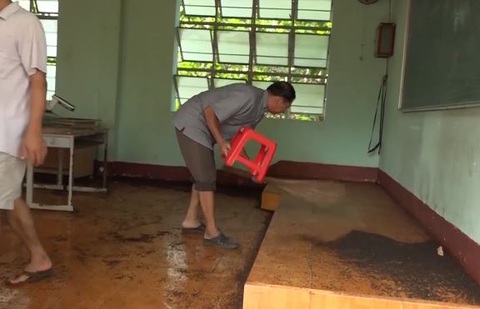 Bọ đậu đen tấn công trường học, gom được cả tấn - Ảnh 1. Bọ đậu đen tấn công trường học, gom được cả tấn - Ảnh 1.