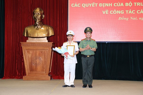 Bổ nhiệm thêm một phó giám đốc Công an Đồng Nai - Ảnh 1. Bổ nhiệm thêm một phó giám đốc Công an Đồng Nai - Ảnh 1.