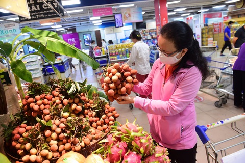 Saigon Co.op bán vải thiều qua ví MoMo, giá 19.600 đồng/ký - Ảnh 1. Saigon Co.op bán vải thiều qua ví MoMo, giá 19.600 đồng/ký - Ảnh 1.