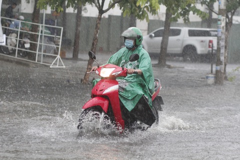 TP.HCM hôm nay mưa lớn, kéo dài những ngày tới - Ảnh 1. TP.HCM hôm nay mưa lớn, kéo dài những ngày tới - Ảnh 1.