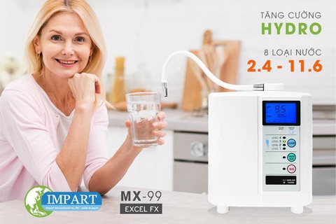 Máy lọc nước ion kiềm Impart EXCEL hiển thị minh bạch các thông số - Ảnh 1. Máy lọc nước ion kiềm Impart EXCEL hiển thị minh bạch các thông số - Ảnh 1.