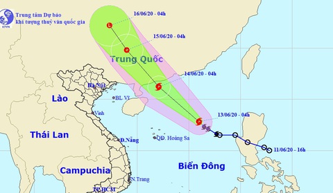 Bão số 1 vô giữa Biển Đông, sạt qua Hoàng Sa, khả năng mạnh thêm - Ảnh 1. Bão số 1 vô giữa Biển Đông, sạt qua Hoàng Sa, khả năng mạnh thêm - Ảnh 1.