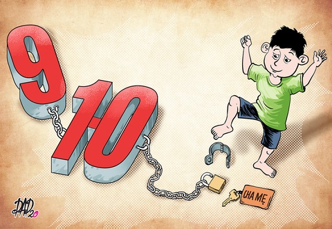 Đừng để điểm số lấy mất tuổi thơ con - Ảnh 1. Đừng để điểm số lấy mất tuổi thơ con - Ảnh 1.