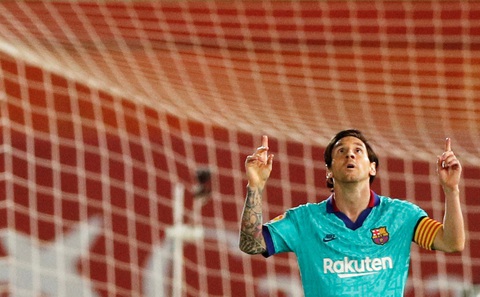 Ngày đầu tiên trở lại, Messi ghi bàn, kiến tạo và Barcelona đại thắng - Ảnh 1. Ngày đầu tiên trở lại, Messi ghi bàn, kiến tạo và Barcelona đại thắng - Ảnh 1.
