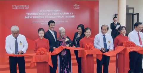 Khánh thành trường tiểu học Long Khánh A3 - Điểm trường cô giáo Phan Thị Nhế - Ảnh 2. Khánh thành trường tiểu học Long Khánh A3 - Điểm trường cô giáo Phan Thị Nhế - Ảnh 2.