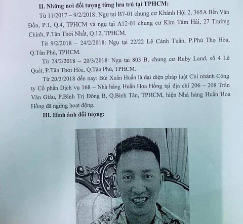 Truy tìm Huấn hoa hồng do có dấu hiệu vi phạm bán hàng đa cấp - Ảnh 2. Truy tìm Huấn hoa hồng do có dấu hiệu vi phạm bán hàng đa cấp - Ảnh 2.