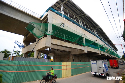 Cận cảnh các nhà ga trên cao tuyến metro Bến Thành - Suối Tiên - Ảnh 7. Cận cảnh các nhà ga trên cao tuyến metro Bến Thành - Suối Tiên - Ảnh 7.