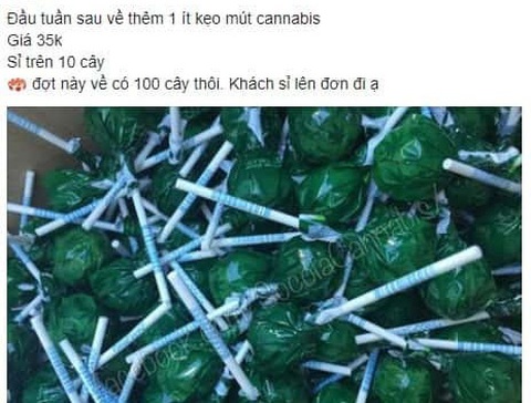 Bánh kẹo chứa ma túy được rao bán trên mạng - Ảnh 2. Bánh kẹo chứa ma túy được rao bán trên mạng - Ảnh 2.
