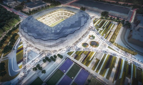 Qatar ra mắt sân vận động mới phục vụ World Cup 2022 - Ảnh 1. Qatar ra mắt sân vận động mới phục vụ World Cup 2022 - Ảnh 1.