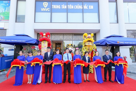Khai trương trung tâm tiêm chủng VNVC Mỹ Đình - Ảnh 1. Khai trương trung tâm tiêm chủng VNVC Mỹ Đình - Ảnh 1.