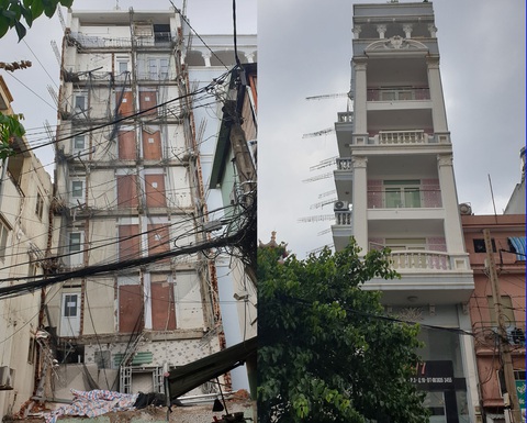 Tháo dỡ xong phần nhà vi phạm của nguyên chánh Thanh tra xây dựng quận 10 - Ảnh 1. Tháo dỡ xong phần nhà vi phạm của nguyên chánh Thanh tra xây dựng quận 10 - Ảnh 1.