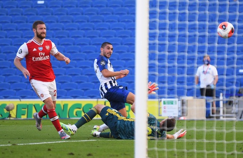 Thua ngược Brighton phút cuối, Arsenal cạn hi vọng vào tốp 4 - Ảnh 3. Thua ngược Brighton phút cuối, Arsenal cạn hi vọng vào tốp 4 - Ảnh 3.