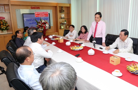 Phó bí thư Trần Lưu Quang: Mong Tuổi Trẻ luôn được người dân tìm đến thông tin chính thống - Ảnh 2. Phó bí thư Trần Lưu Quang: Mong Tuổi Trẻ luôn được người dân tìm đến thông tin chính thống - Ảnh 2.