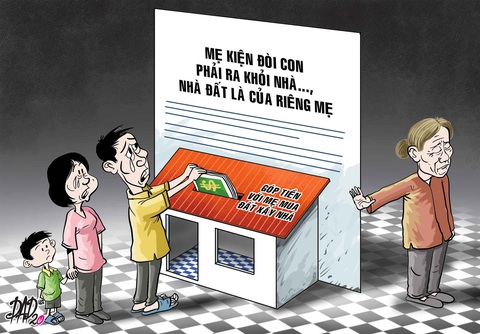 Từ ngày tòa buộc ra khỏi nhà mẹ, đêm nào tôi cũng khóc - Ảnh 1. Từ ngày tòa buộc ra khỏi nhà mẹ, đêm nào tôi cũng khóc - Ảnh 1.