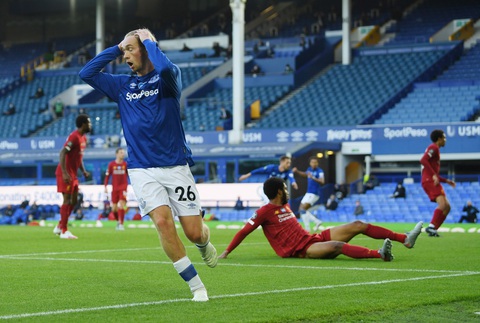 Liverpool may mắn cầm chân Everton trong trận derby Merseyside - Ảnh 2. Liverpool may mắn cầm chân Everton trong trận derby Merseyside - Ảnh 2.