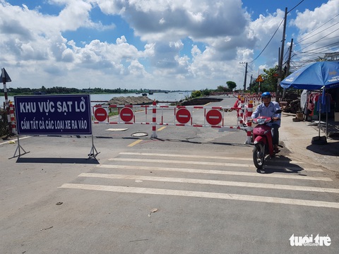 165 tỉ đồng khởi động dự án khắc phục sạt lở quốc lộ 91 - Ảnh 3. 165 tỉ đồng khởi động dự án khắc phục sạt lở quốc lộ 91 - Ảnh 3.