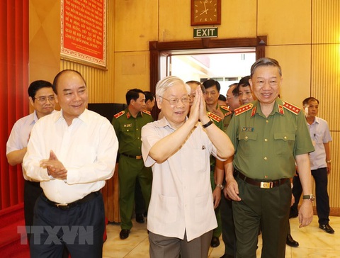 Tổng bí thư, Chủ tịch nước dự hội nghị Đảng ủy Công an Trung ương - Ảnh 1. Tổng bí thư, Chủ tịch nước dự hội nghị Đảng ủy Công an Trung ương - Ảnh 1.