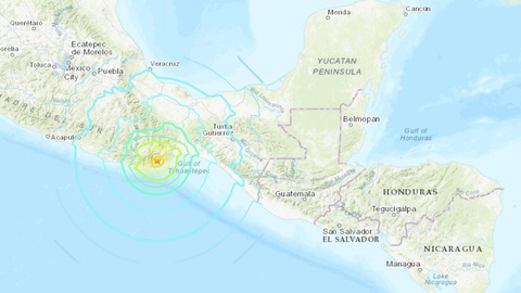 Động đất 7,4 độ Richter rung chuyển Mexico, đã cảnh báo sóng thần - Ảnh 1. Động đất 7,4 độ Richter rung chuyển Mexico, đã cảnh báo sóng thần - Ảnh 1.
