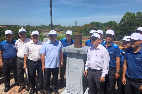 Đặt trạm đo mưa tại di tích đài thiên văn cổ duy nhất còn lại ở Việt Nam - Ảnh 1. Đặt trạm đo mưa tại di tích đài thiên văn cổ duy nhất còn lại ở Việt Nam - Ảnh 1.