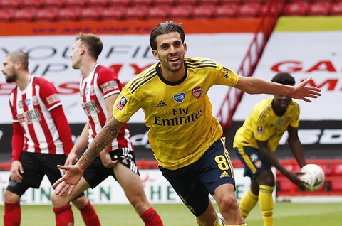 Thắng nghẹt thở Sheffield United ở phút bù giờ, Arsenal vào bán kết Cúp FA - Ảnh 3. Thắng nghẹt thở Sheffield United ở phút bù giờ, Arsenal vào bán kết Cúp FA - Ảnh 3.