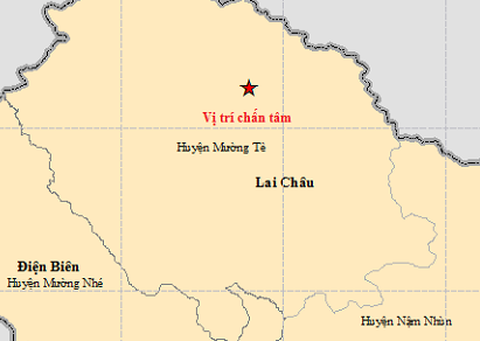 Lần thứ 5 trong tháng có động đất ở Lai Châu - Ảnh 1. Lần thứ 5 trong tháng có động đất ở Lai Châu - Ảnh 1.