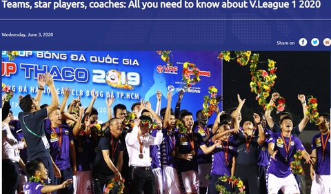 Trang chủ AFC ca ngợi và giới thiệu chi tiết về V.League 2020 - Ảnh 1. Trang chủ AFC ca ngợi và giới thiệu chi tiết về V.League 2020 - Ảnh 1.