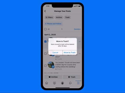 Facebook ra công cụ giúp xóa cùng lúc nhiều ‘tút’ cũ - Ảnh 1. Facebook ra công cụ giúp xóa cùng lúc nhiều ‘tút’ cũ - Ảnh 1.