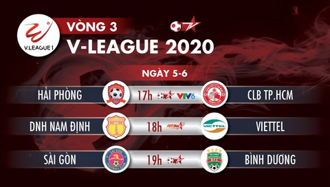 Lịch trực tiếp V-League 2020 ngày 5-6: CLB TP.HCM và Viettel xuất trận - Ảnh 1. Lịch trực tiếp V-League 2020 ngày 5-6: CLB TP.HCM và Viettel xuất trận - Ảnh 1.
