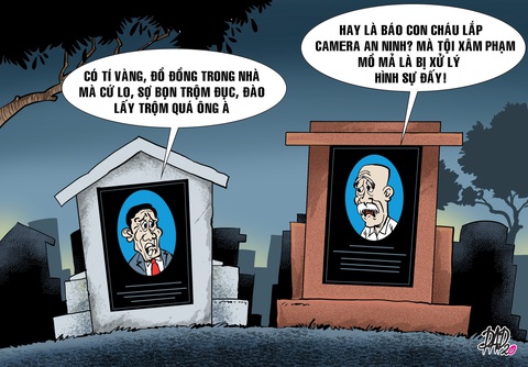 Lạ lùng những vụ đào trộm mộ tìm vàng, trộm tro cốt để... tống tiền - Ảnh 1. Lạ lùng những vụ đào trộm mộ tìm vàng, trộm tro cốt để... tống tiền - Ảnh 1.