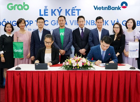 VietinBank và Grab hợp tác chiến lược lĩnh vực công nghệ, tài chính - Ảnh 1. VietinBank và Grab hợp tác chiến lược lĩnh vực công nghệ, tài chính - Ảnh 1.