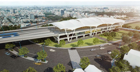 Cuối tháng sẽ lợp xong 10 mái nhà ga tuyến metro số 1 Bến Thành - Suối Tiên - Ảnh 2. Cuối tháng sẽ lợp xong 10 mái nhà ga tuyến metro số 1 Bến Thành - Suối Tiên - Ảnh 2.
