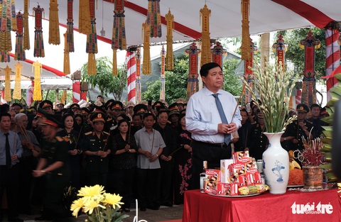 Đưa liệt sĩ từ núi đá, hang sâu về an nghỉ tại nghĩa trang Vị Xuyên - Ảnh 6. Đưa liệt sĩ từ núi đá, hang sâu về an nghỉ tại nghĩa trang Vị Xuyên - Ảnh 6.