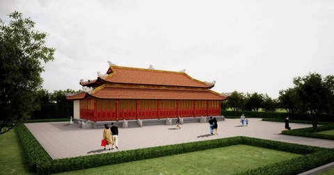 Khánh thành đền thờ vua Hàm Nghi cùng tướng sĩ Cần Vương: Ngôi đền của lòng yêu nước - Ảnh 1.